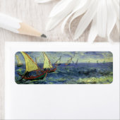 Vincent van Gogh - Zeegezicht bij Saintes Maries Etiket (Insitu)