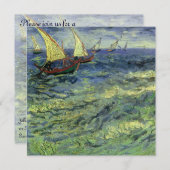 Vincent van Gogh - Zeegezicht bij Saintes Maries Kaart (Voorkant / Achterkant)