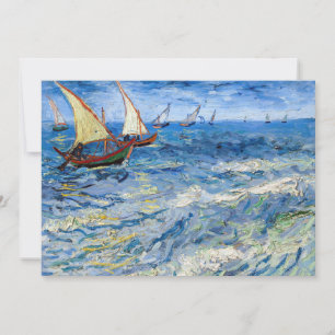 Vincent van Gogh - Zeegezicht bij Saintes-Maries Kaart