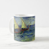 Vincent van Gogh - Zeegezicht bij Saintes Maries Koffiemok (Voorkant links)