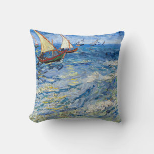 Vincent van Gogh - Zeegezicht bij Saintes-Maries Kussen
