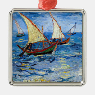 Vincent van Gogh - Zeegezicht bij Saintes-Maries Metalen Ornament