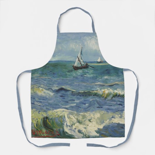 Vincent van Gogh - Zeegezicht bij Saintes Maries Schort (Voorkant)