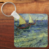 Vincent van Gogh - Zeegezicht bij Saintes Maries Sleutelhanger (Voorkant)