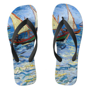 Vincent van Gogh - Zeegezicht bij Saintes-Maries Teenslippers
