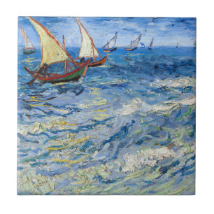 Vincent van Gogh - Zeegezicht bij Saintes-Maries Tegeltje