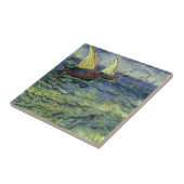 Vincent van Gogh - Zeegezicht bij Saintes Maries Tegeltje (Zijkant)