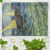 Vincent van Gogh - Zeegezicht bij Saintes Maries Theedoek (Gevouwen)