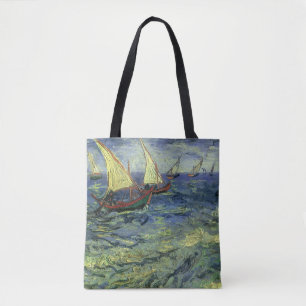 Vincent van Gogh - Zeegezicht bij Saintes Maries Tote Bag
