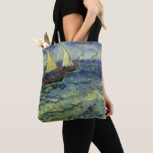Vincent van Gogh - Zeegezicht bij Saintes Maries Tote Bag (Dichtbij)