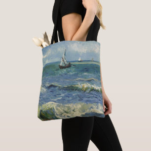 Vincent van Gogh - Zeegezicht bij Saintes Maries Tote Bag