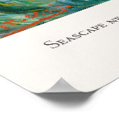 Vincent van Gogh Zeegezicht in de buurt van Les Sa Poster (Hoek)