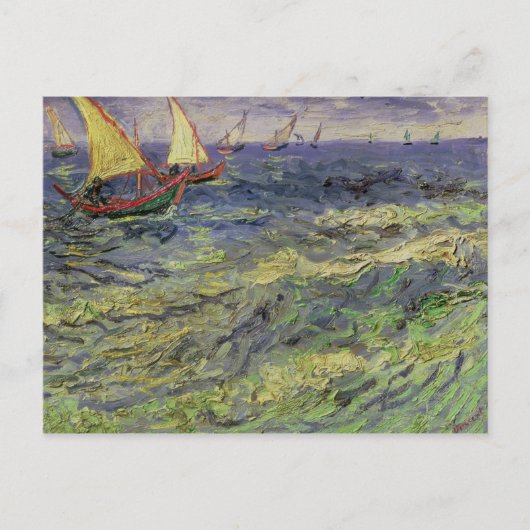 Vincent van Gogh | Zeegezicht in saintes-Maries Briefkaart (Voorkant)