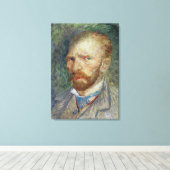 Vincent van Gogh | Zelfportret, 1887 Canvas Afdruk (Insitu (Houten vloer))