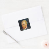 Vincent van Gogh | Zelfportret, 1887 Vierkante Sticker (Envelop)