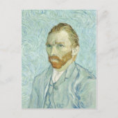 Vincent Van Gogh Zelfportret 1889 Blauw schilderij Briefkaart (Voorkant)