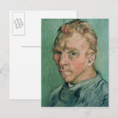 Vincent van Gogh | Zelfportret, 1889 Briefkaart (Voorkant / Achterkant)