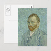 VINCENT VAN GOGH - Zelfportret 1889 Briefkaart (Voorkant / Achterkant)