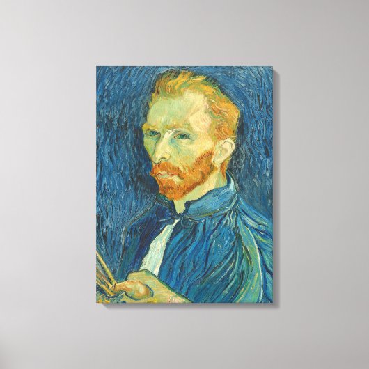Vincent van Gogh | Zelfportret, 1889 Canvas Afdruk (Voorkant)