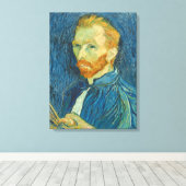 Vincent van Gogh | Zelfportret, 1889 Canvas Afdruk (Insitu (Houten vloer))