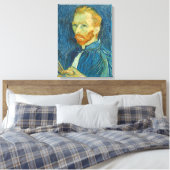 Vincent van Gogh | Zelfportret, 1889 Canvas Afdruk (Insitu (Slaapkamer))