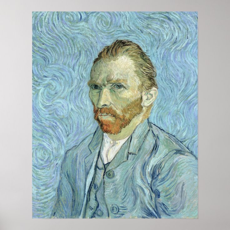 Vincent van Gogh | Zelfportret, 1889 Poster | Zazzle.nl