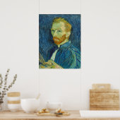 Vincent van Gogh: Zelfportret, 1889 Poster (Keuken)