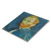 Vincent van Gogh | Zelfportret, 1889 Tegeltje (Zijkant)