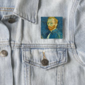 Vincent van Gogh | Zelfportret, 1889 Vierkante Button 5,1 Cm (In situ)