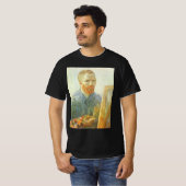 Vincent van Gogh - Zelfportret aan de ezel T-shirt (Voorkant volledig)