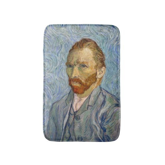 Vincent Van Gogh - Zelfportret Badmat (Voorkant Verticaal)