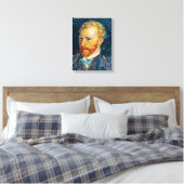 Vincent Van Gogh - Zelfportret Canvas Afdruk (Insitu (Slaapkamer))