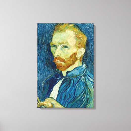Vincent van Gogh Zelfportret Canvasprint Canvas Afdruk (Voorkant)