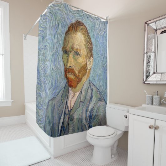 Vincent Van Gogh - Zelfportret Douchegordijn (In situ)
