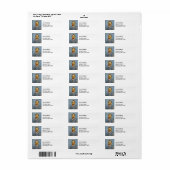 Vincent Van Gogh - Zelfportret Etiket (Full Sheet)