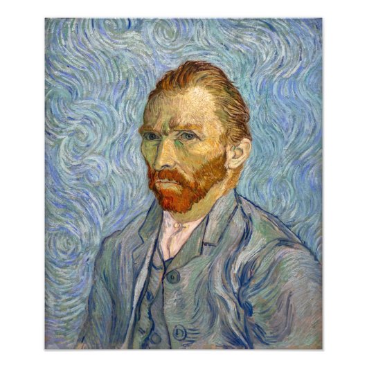 Vincent Van Gogh - Zelfportret Foto Afdruk (Voorkant)