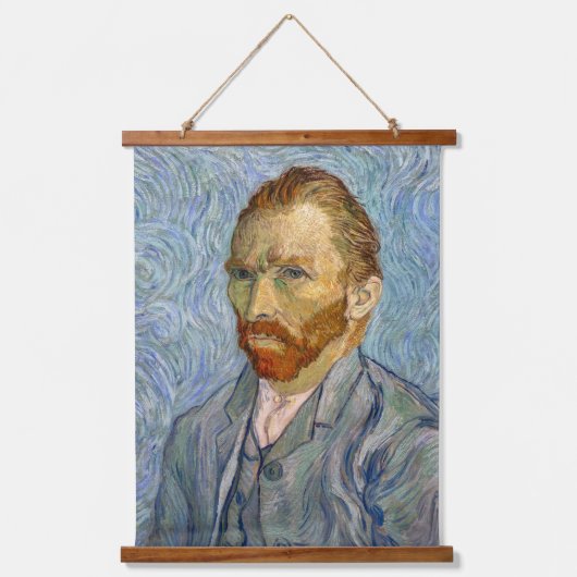 Vincent Van Gogh - Zelfportret Hangend Wandkleed (Voorkant)