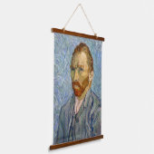 Vincent Van Gogh - Zelfportret Hangend Wandkleed (Gebogen)