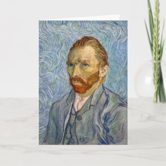 Vincent Van Gogh - Zelfportret Kaart (Voorkant)
