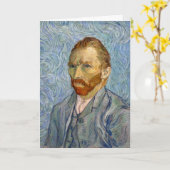 Vincent Van Gogh - Zelfportret Kaart (Gele Bloem)