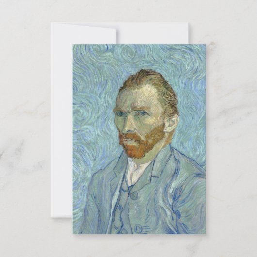 Vincent van Gogh - Zelfportret Kaart (Voorkant)
