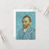 Vincent van Gogh - Zelfportret Kaart (Voorkant / Achterkant in situ)