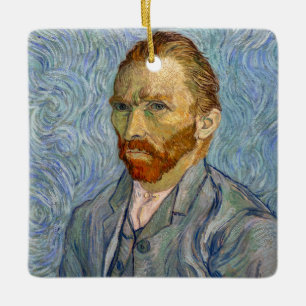 Vincent Van Gogh - Zelfportret Keramisch Ornament
