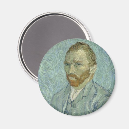 Vincent Van Gogh Zelfportret Klassiek Kunstwerk Magneet (Voorkant / Achterkant)
