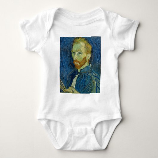 Vincent van Gogh Zelfportret kunstwerk Romper (Voorkant)