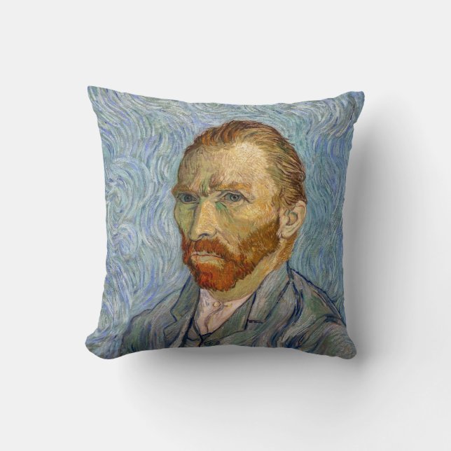 Vincent Van Gogh - Zelfportret Kussen (Voorkant)