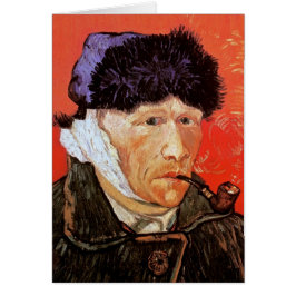 Vincent van Gogh - zelfportret met gebandatuurde o