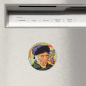 Vincent van Gogh - zelfportret met gebandatuurde o Magneet (Insitu (Vaatwasser))