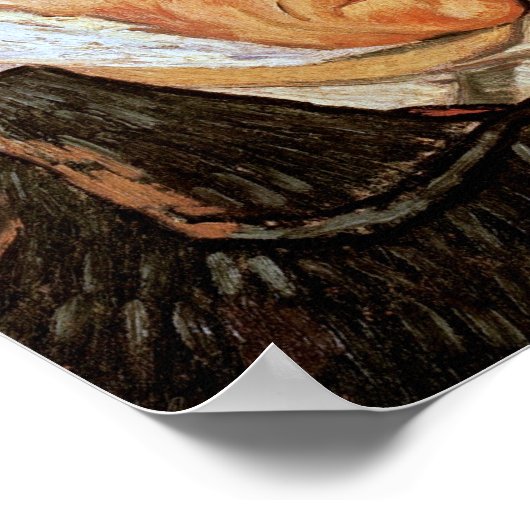 Vincent van Gogh - zelfportret met gebandatuurde o Poster (Hoek)