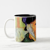 Vincent van Gogh - zelfportret met gebandatuurde o Tweekleurige Koffiemok (Links)